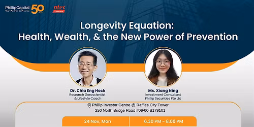 Longevity Equation: Health, Wealth, &   the New Power of Prevention