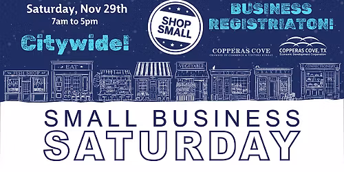 Small Business Saturday Shopping Adventure Business Registration