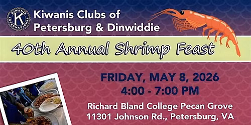 40th Annual Kiwanis Shrimp Feast