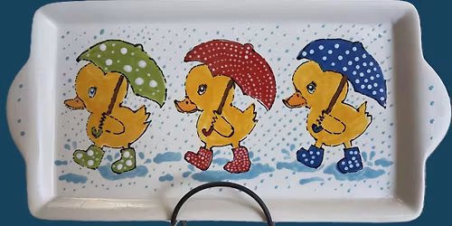 Ducks in a Row - Tea Tray