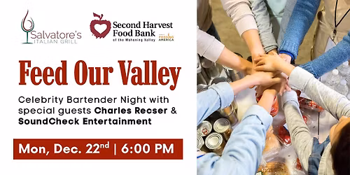 Feed Our Valley: Celebrity Bartender Night
