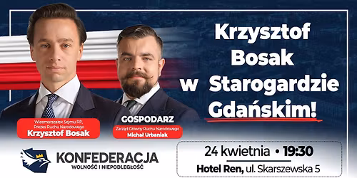 Krzysztof Bosak w Starogardzie Gda\u0144skim! \ud83d\udd25