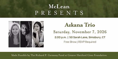 McLean Presents: Azkana Trio