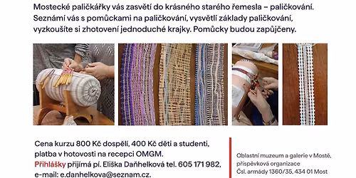 Workshop paličkování - Plátno pokaždé jinak