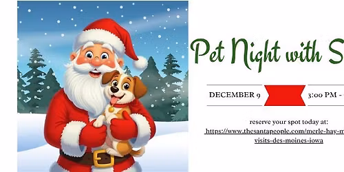 Pet Night with Santa