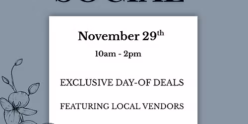 Saturday Shopping Social