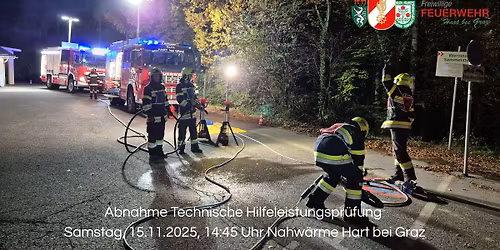 Abnahme Technische Hilfeleistungspr\u00fcfung