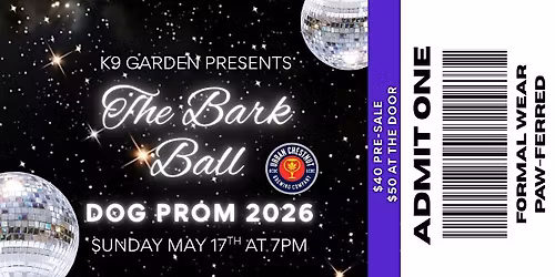 The Bark Ball at K9 Garden