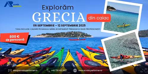 Exploreaza Grecia din Caiac\/SUP