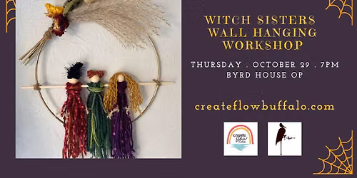 Witch Sisters Wall Hanging Workshop 