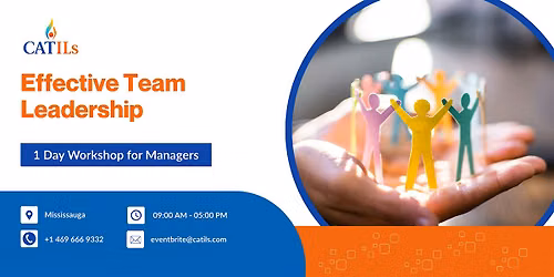 Effective Team Leadership: 1 Day Workshop for Managers in Mississauga