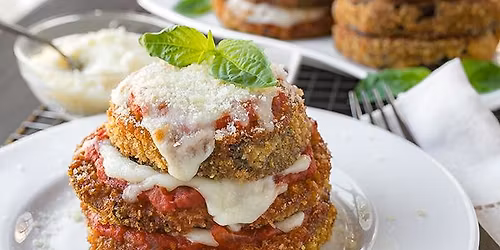 Eggplant Parmesan w\/ Fettuccine