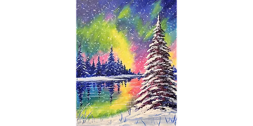 Magical Northern Lights - Paint and Sip in Fishkill | Classpop!\u2122