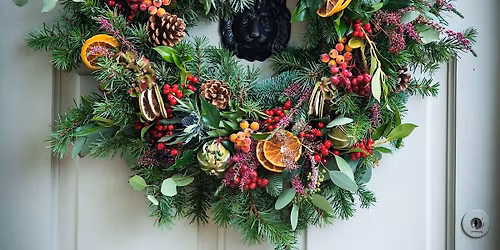 Christmas Wreath Making Workshop (PM), in Partnership with Moutan Flowers