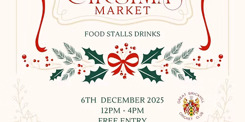 Great Brickhill Cricket Club Christmas Market
