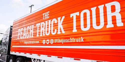 Fresh Peach Pickup with The Peach Truck at Rural King