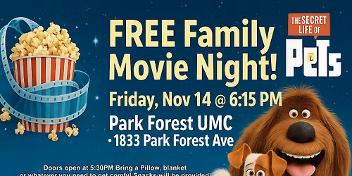 \ud83c\udfac FREE MOVIE NIGHT! \ud83c\udf7f