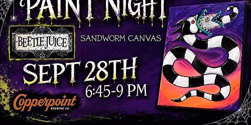 Beetlejuice Paint Night