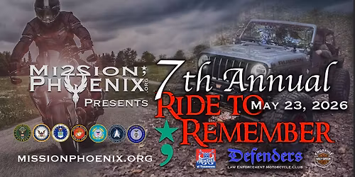 Ride to Remember - 7TH Annual - ONLY OFFICIAL RIDE!