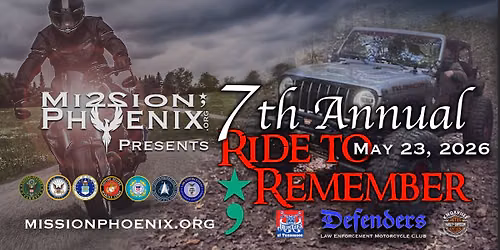Ride to Remember - 7TH Annual - ONLY OFFICIAL RIDE! 