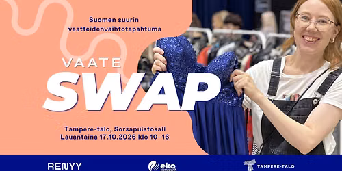 VaateSwap 2026 | Suomen suurin vaatteidenvaihtotapahtuma