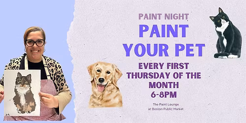 Paint Lounge Workshop: Paint your pets!