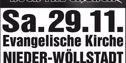 ROCK DiAMONDS - „Rock the Church“ Ev. Kirche Nieder-Wöllstadt 