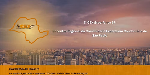 1\u00ba CEX Experience - Regional S\u00e3o Paulo