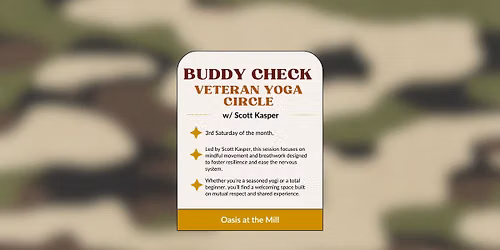 Buddy Check Veteran Yoga Circle