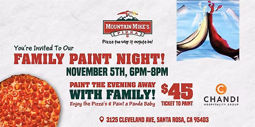 Family Paint Night at Mountain Mike\u2019s