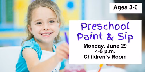 Preschool Paint & Sip