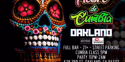 FIEBRE DE CUMBIA - OAKLAND OCT 31 "DIA DE LOS MUERTOS"