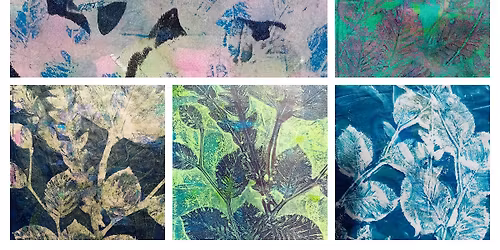 Botanical Gel Printing & Collage