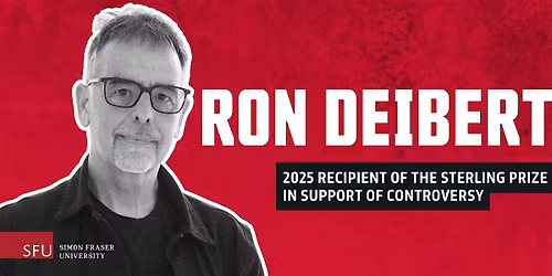 2025 Sterling Prize Ceremony with Ron Deibert