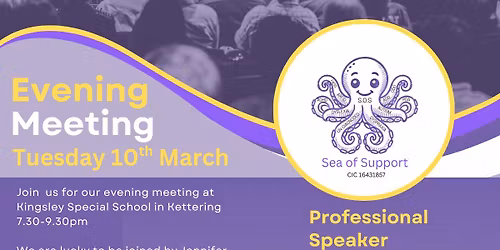 Sea Of Support Evening Meeting