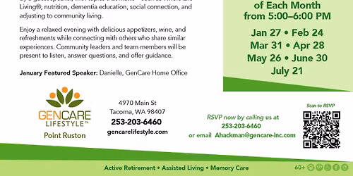 GenCare Point Ruston's After Five Family Support Group