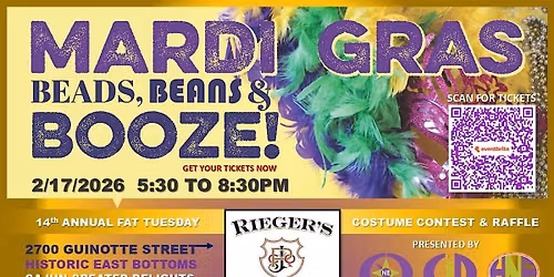 Beads Beans and Booze, Mardi Gras 2027