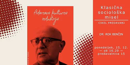 Klasi\u010dna sociolo\u0161ka misel: Adornova kulturna industrija