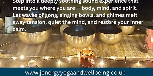 Find Balance & Serenity with a Jenergy Gong Sound Bath - Audlem Public Hall 