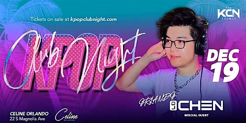 KPOP Club Night w\/ DJ CHEN | Fri 12.19.25