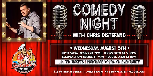 Chris Distefano Comedy Night @Borrelli's Taproom