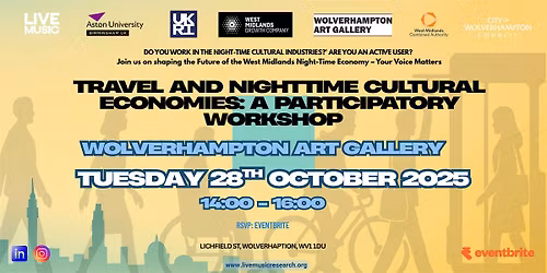 Travel and Nighttime Cultural Economies: A participatory workshop