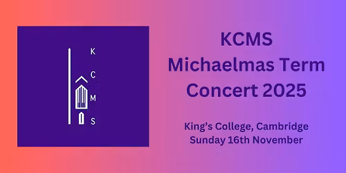 KCMS Michaelmas Term Concert 2025
