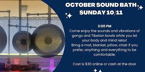 October Sound Bath