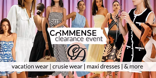 Commense Clearance Sale | Vacation Sets, Cruise Wear, Maxi Dresses & More