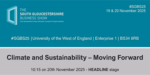 Climate and Sustainability \u2013 Moving Forward