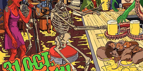 \ud83c\udf83 PARTY D\u2019HALLOWEEN + LANCEMENT DE LA HELL\u2019O | les sans-taverne \ud83c\udf83