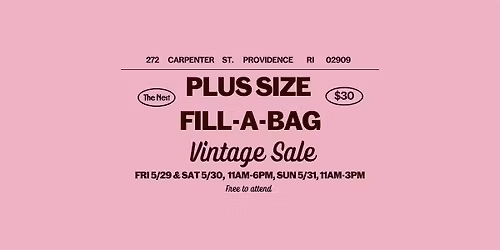 PLUS SIZE $30 FILL-A-BAG SALE
