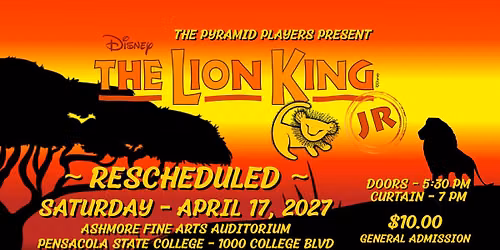 THE PYRAMID PLAYERS PRESENT "THE LION KING JR"