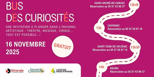 Bus des curiosit\u00e9s - Destination culturelle inconnue